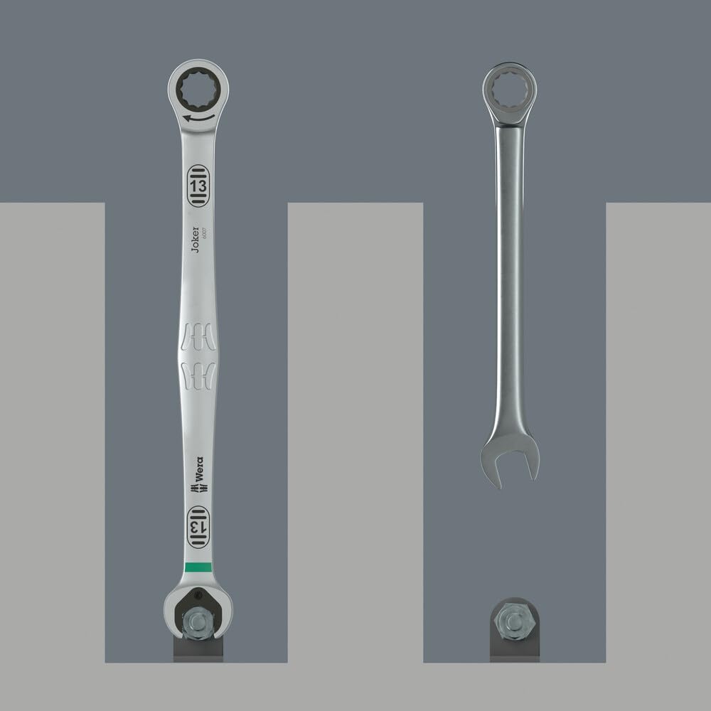 6007 Joker 11 Set 1 Ratcheting Combination Spanner Set, 11 Pieces - Image 3