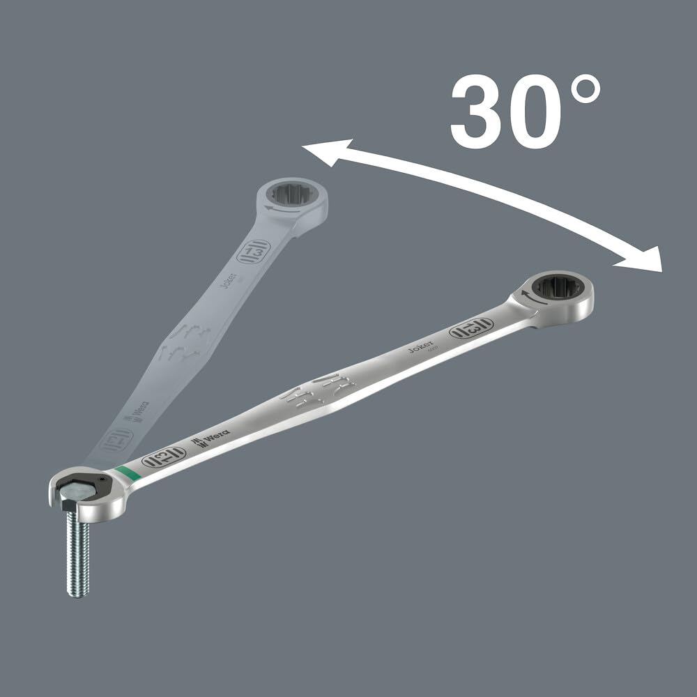 6007 Joker 11 Set 1 Ratcheting Combination Spanner Set, 11 Pieces - Image 7