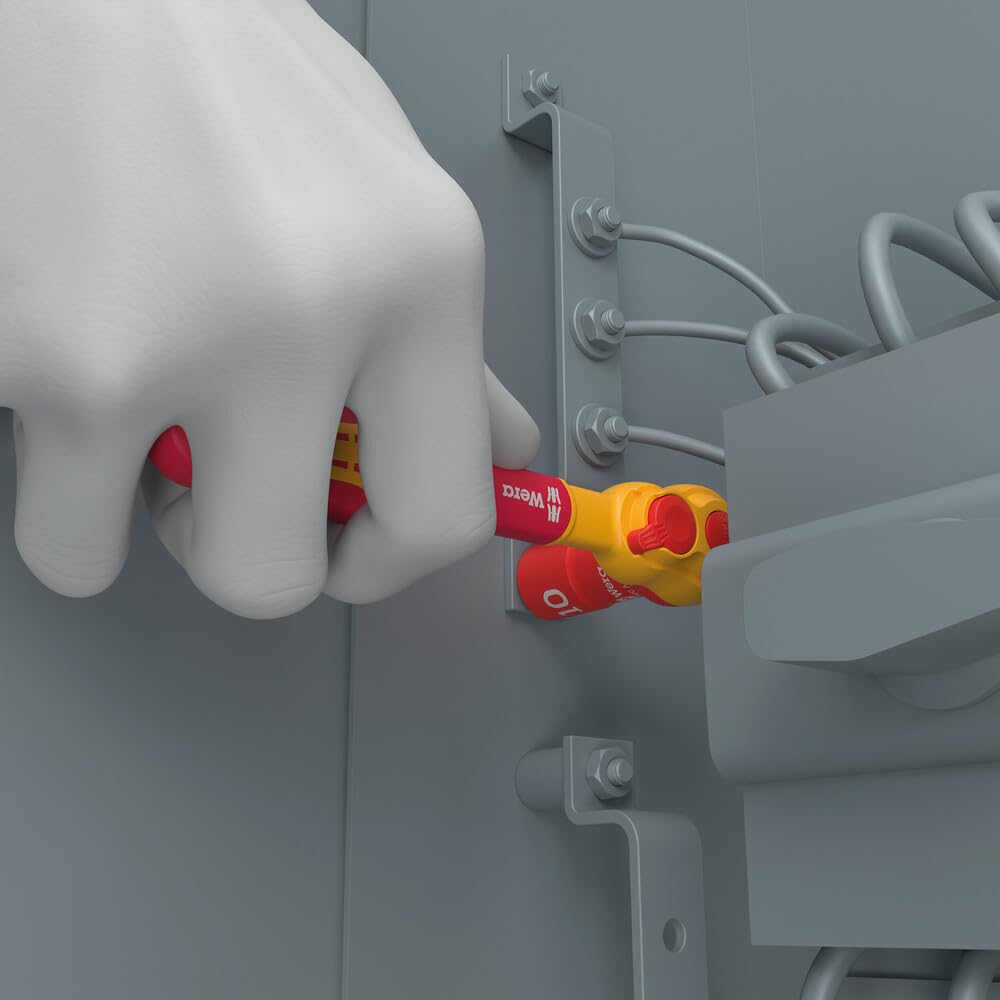 8007 A VDE Zyklop Ratchet, Insulated, with reversing Lever, with 1/4" Drive, 1/4" x 144 mm - Image 4