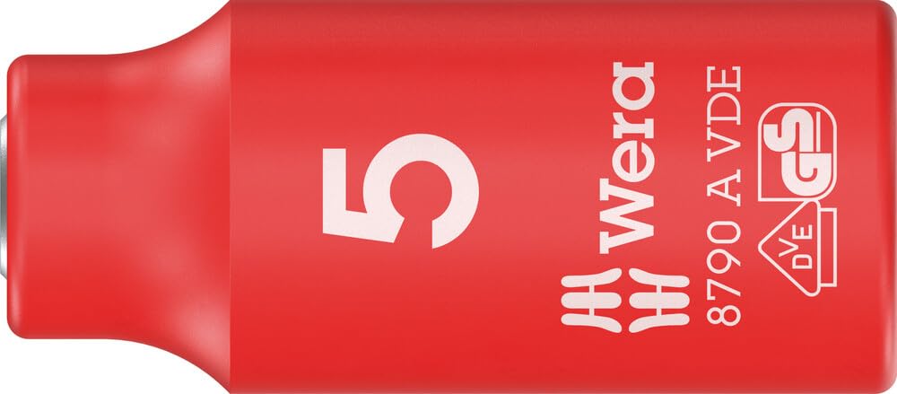 8100 SA VDE 1 Zyklop Ratchet Set, Insulated, reversing Lever, 1/4" Drive, Metric, 22 Pieces - Image 13