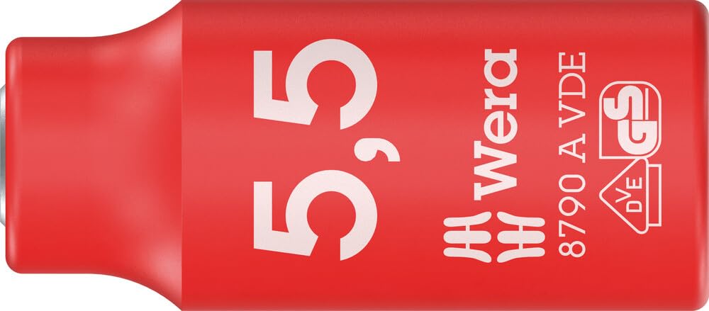 8100 SA VDE 1 Zyklop Ratchet Set, Insulated, reversing Lever, 1/4" Drive, Metric, 22 Pieces - Image 14