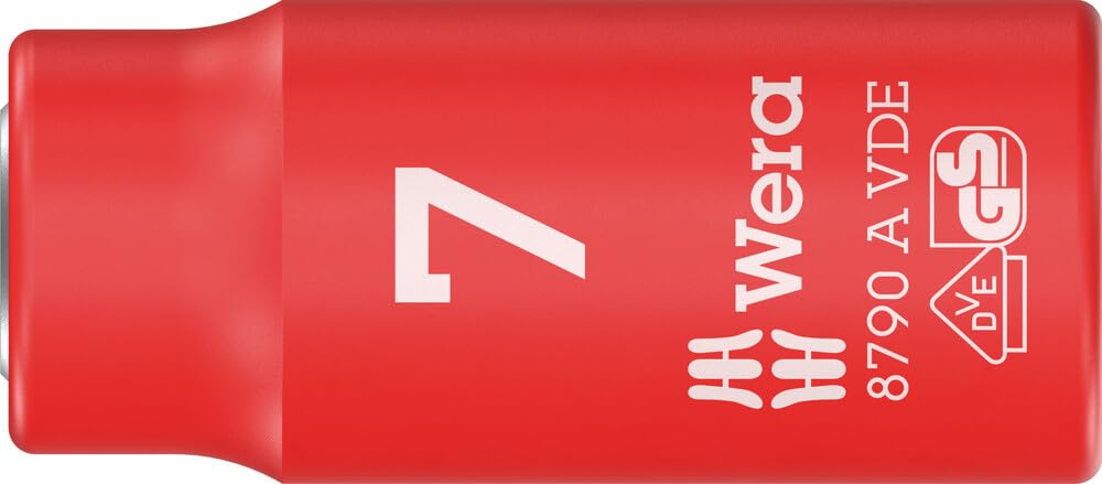 8100 SA VDE 1 Zyklop Ratchet Set, Insulated, reversing Lever, 1/4" Drive, Metric, 22 Pieces - Image 16