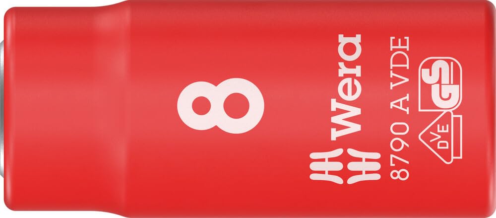 8100 SA VDE 1 Zyklop Ratchet Set, Insulated, reversing Lever, 1/4" Drive, Metric, 22 Pieces - Image 17