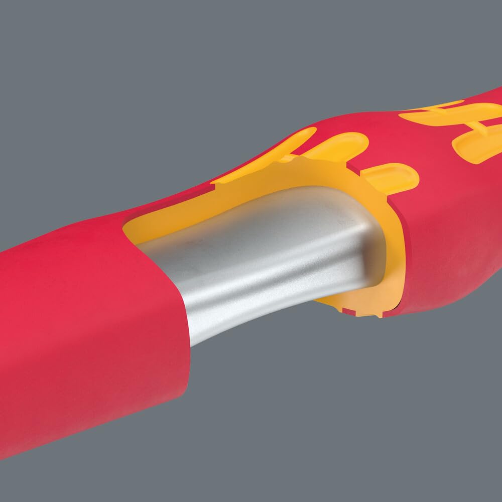 8100 SA VDE 1 Zyklop Ratchet Set, Insulated, reversing Lever, 1/4" Drive, Metric, 22 Pieces - Image 9