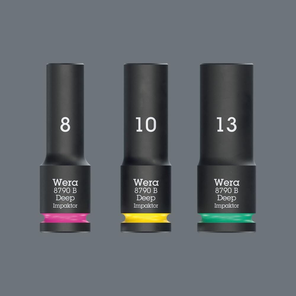 9728 Foam Insert Zyklop B 3/8" Impaktor Deep Socket Set 1, 15 Pieces - Image 9