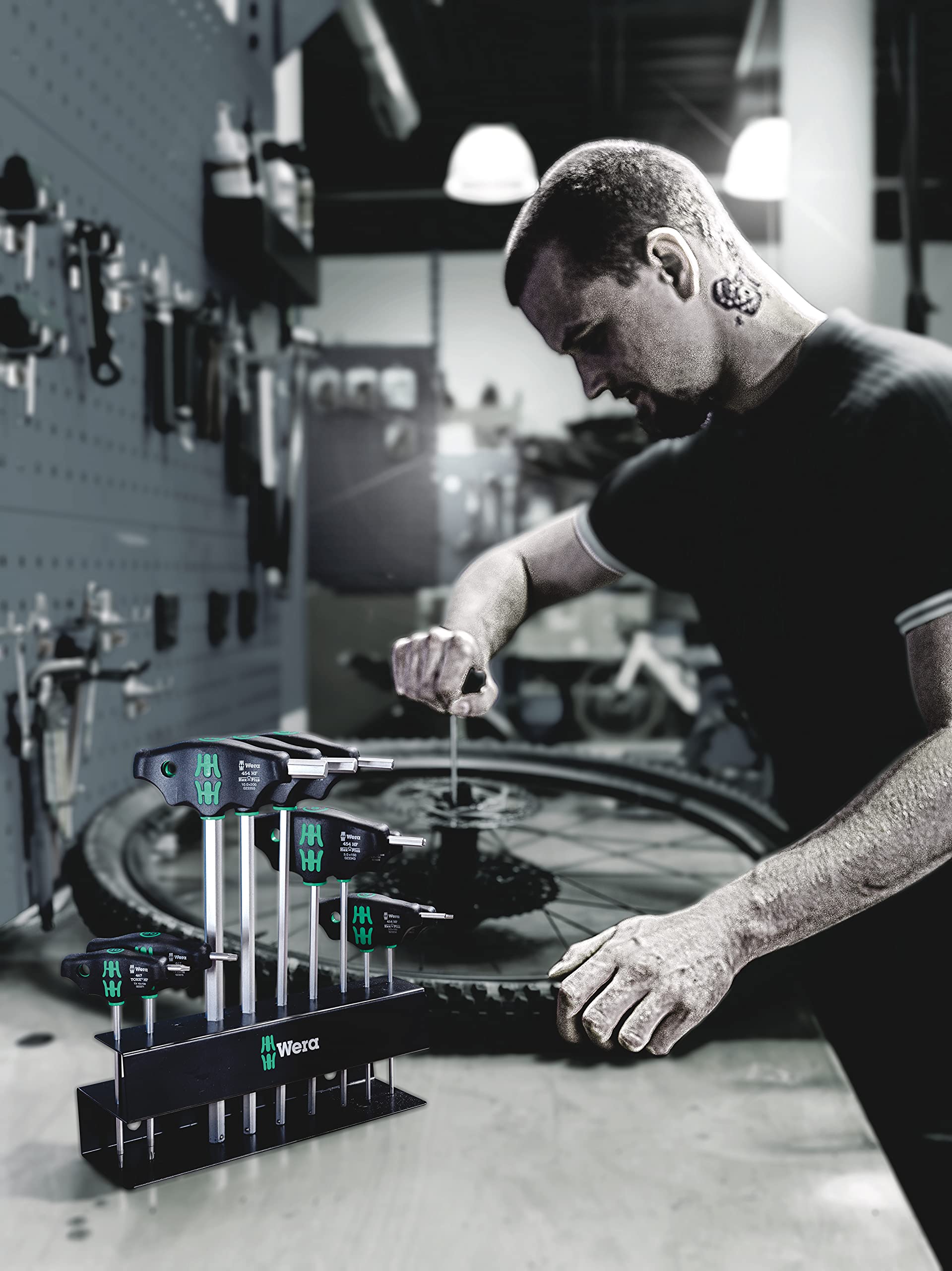 Bicycle Set 6 Screwdrvr set T-handle rack - Image 7