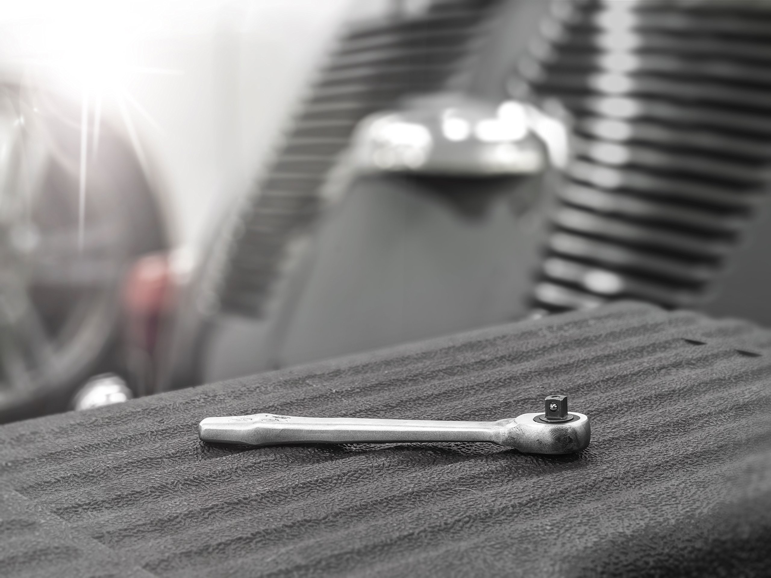 Wera 05004003001 8003 A Zyklop Full Metal Ratchet with Push-Through Square, 1/4" Drive - Image 5