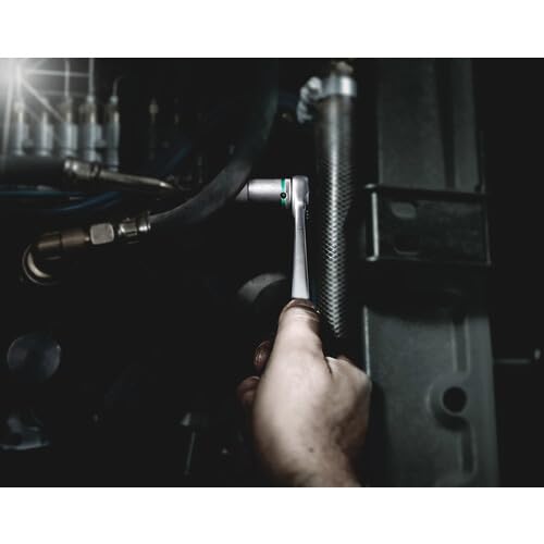 Wera 05004003001 8003 A Zyklop Full Metal Ratchet with Push-Through Square, 1/4" Drive - Image 8