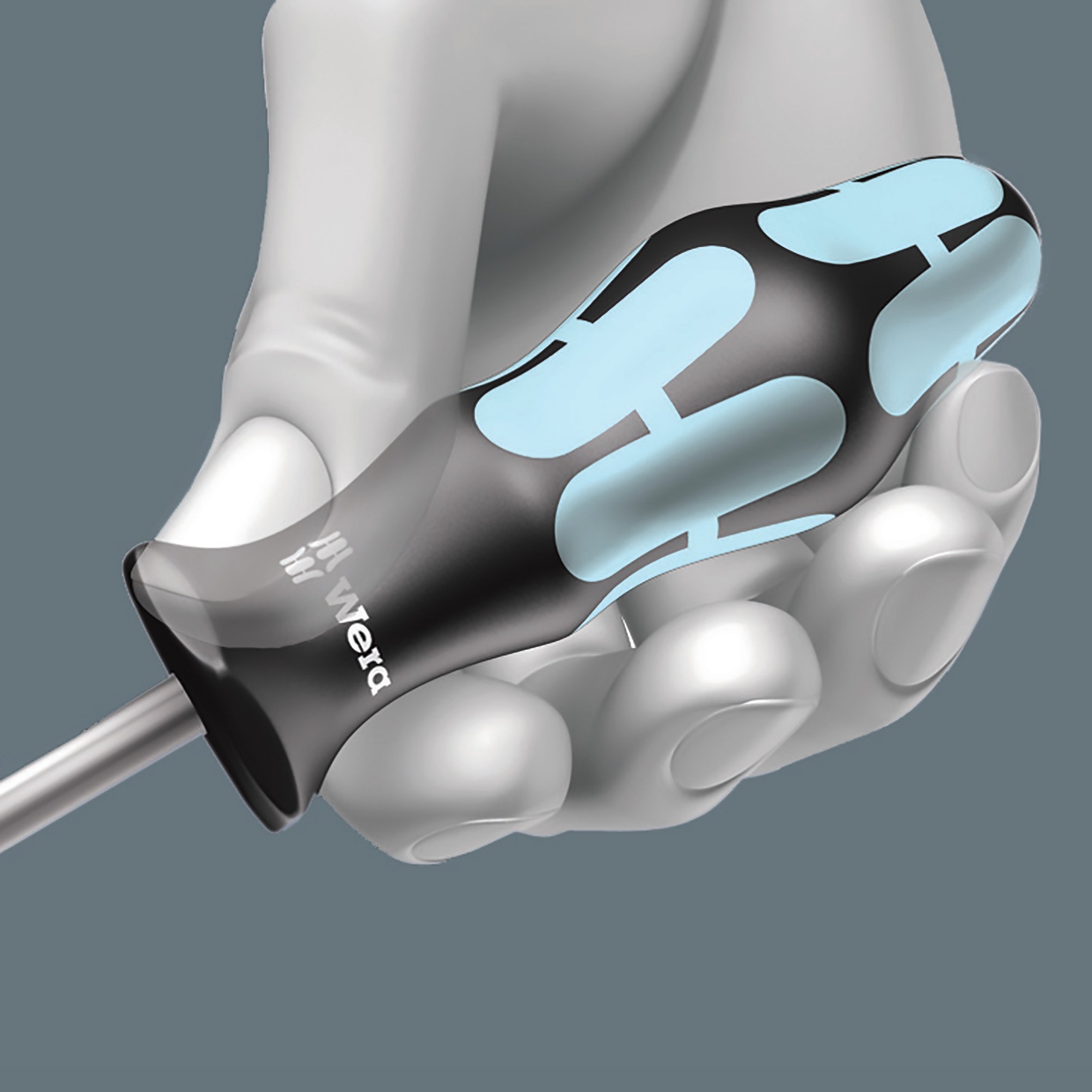 Wera 05032006001 Kraftform Stainless 3334 Stainless Steel Slotted Screwdriver, Lasertip, 8mm Head, 7" Blade Length - Image 15