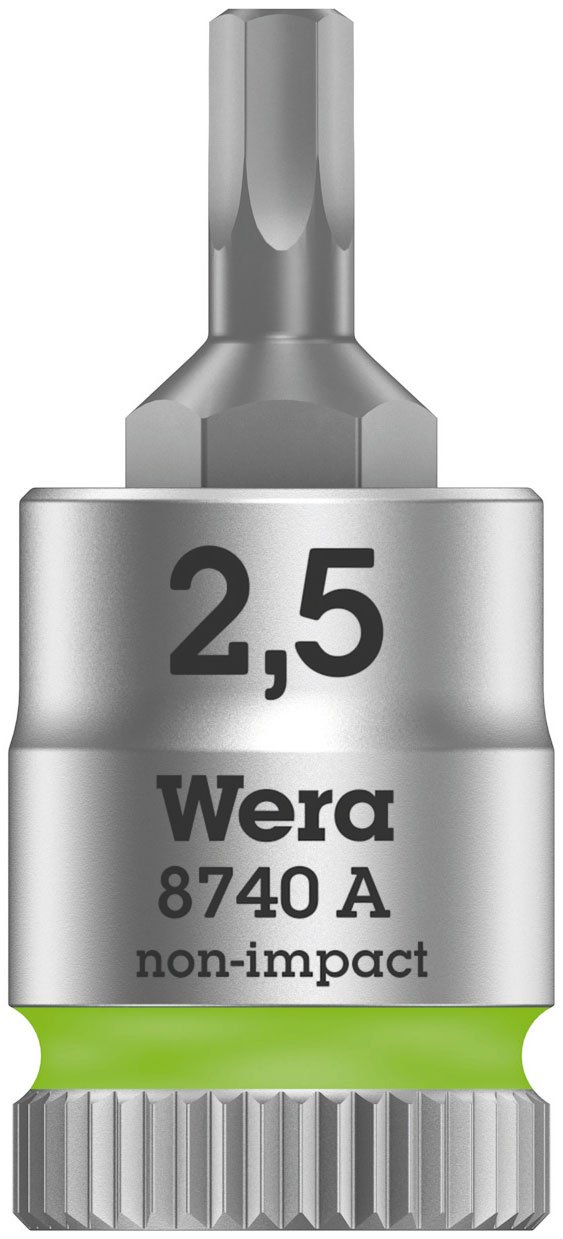 Wera - black 003881 Zyklop 1/4" Drive In-Hex-Plus Bit Socket Set with Holding Function - Image 12