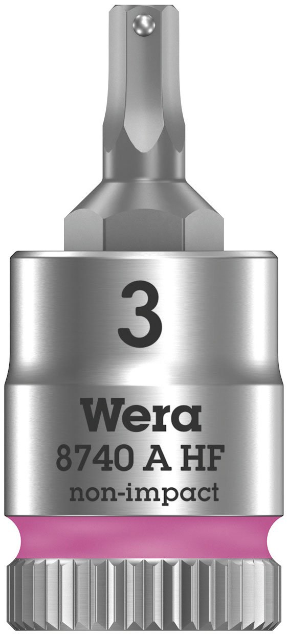 Wera - black 003881 Zyklop 1/4" Drive In-Hex-Plus Bit Socket Set with Holding Function - Image 13