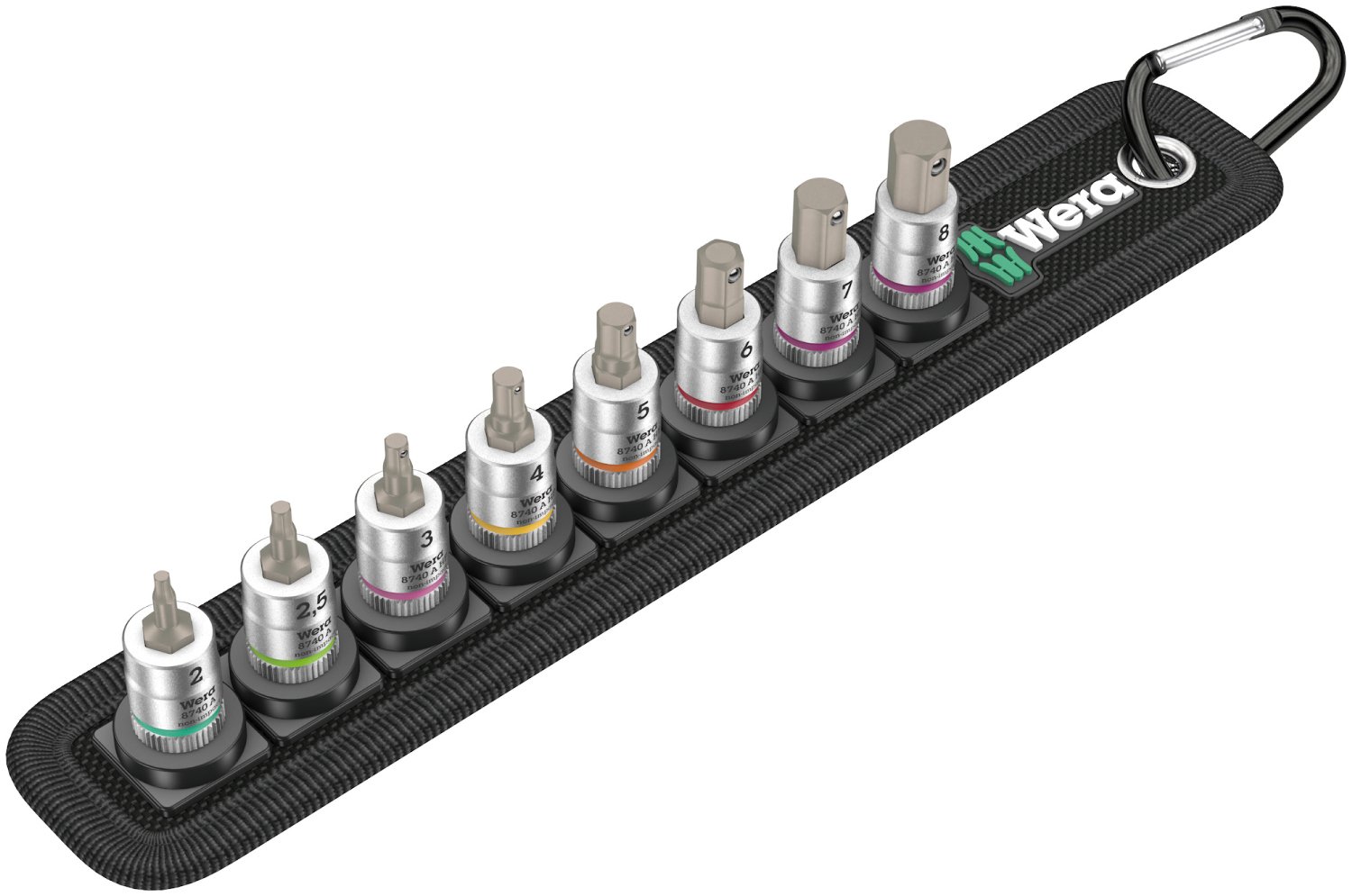 Wera - black 003881 Zyklop 1/4" Drive In-Hex-Plus Bit Socket Set with Holding Function - Image 19